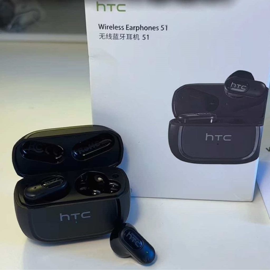 HTC NE51 – Écouteurs Bluetooth 6.0 avec Traduction IA 135+ Langues