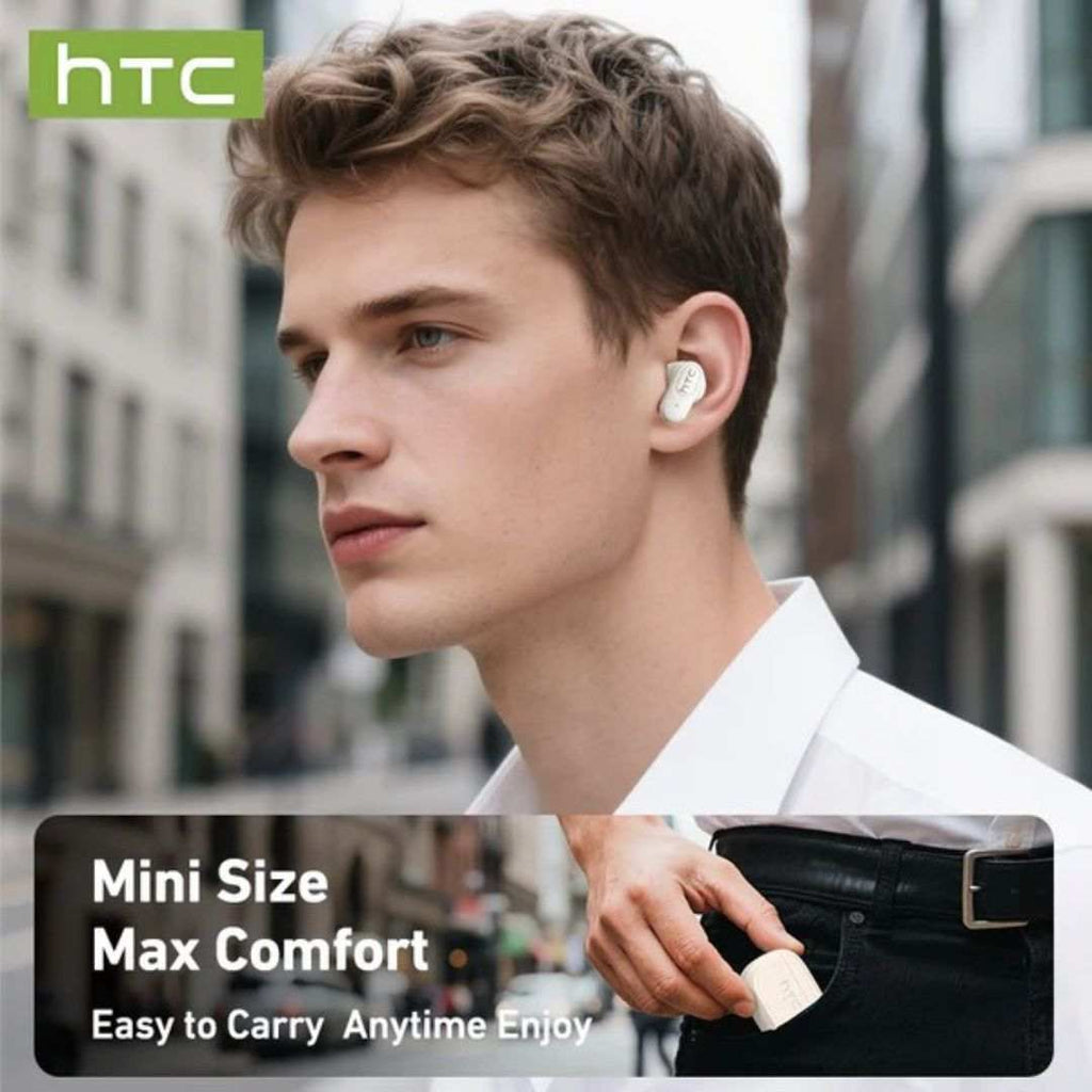 HTC NE51 – Écouteurs Bluetooth 6.0 avec Traduction IA 135+ Langues