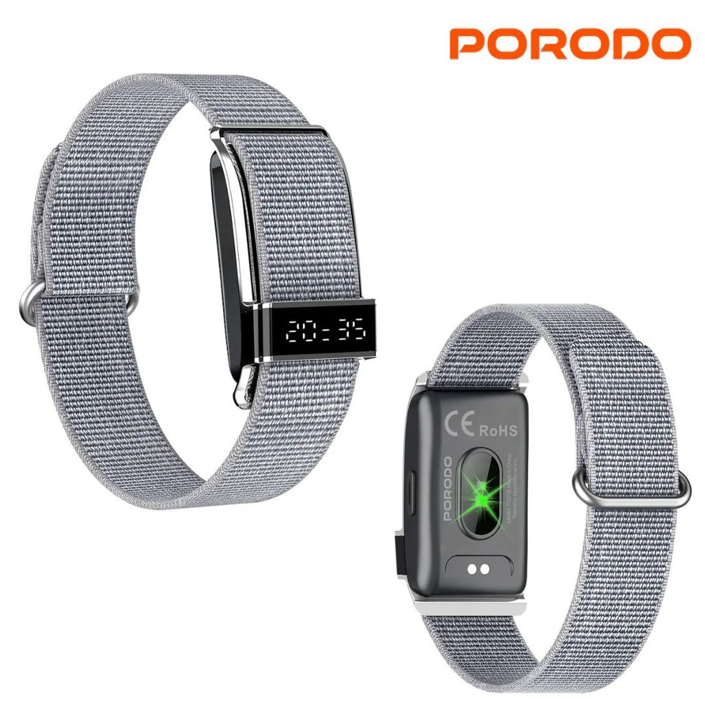 PORODO TRACKFIT PRO – Bracelet Connecté Bluetooth 5.2 IP68 avec Autonomie 10 Jours