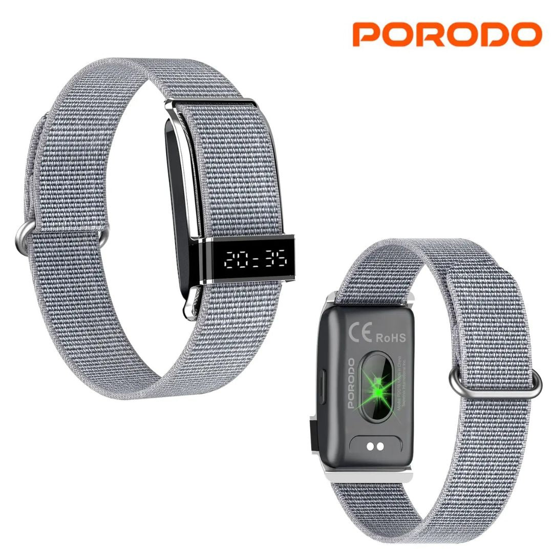 PORODO TRACKFIT PRO – Bracelet Connecté Bluetooth 5.2 IP68 avec Autonomie 10 Jours