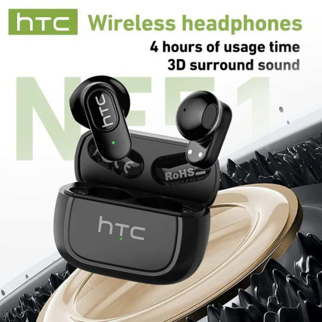 HTC NE51 – Écouteurs Bluetooth 6.0 avec Traduction IA 135+ Langues