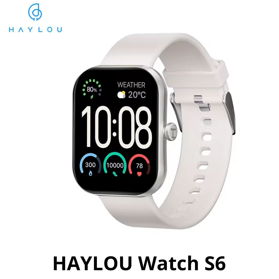 Xiaomi HAYLOU Watch S6 – Smart Watch Bluetooth 5.3 , Écran HD 2.01"  ,  Appels Bluetooth