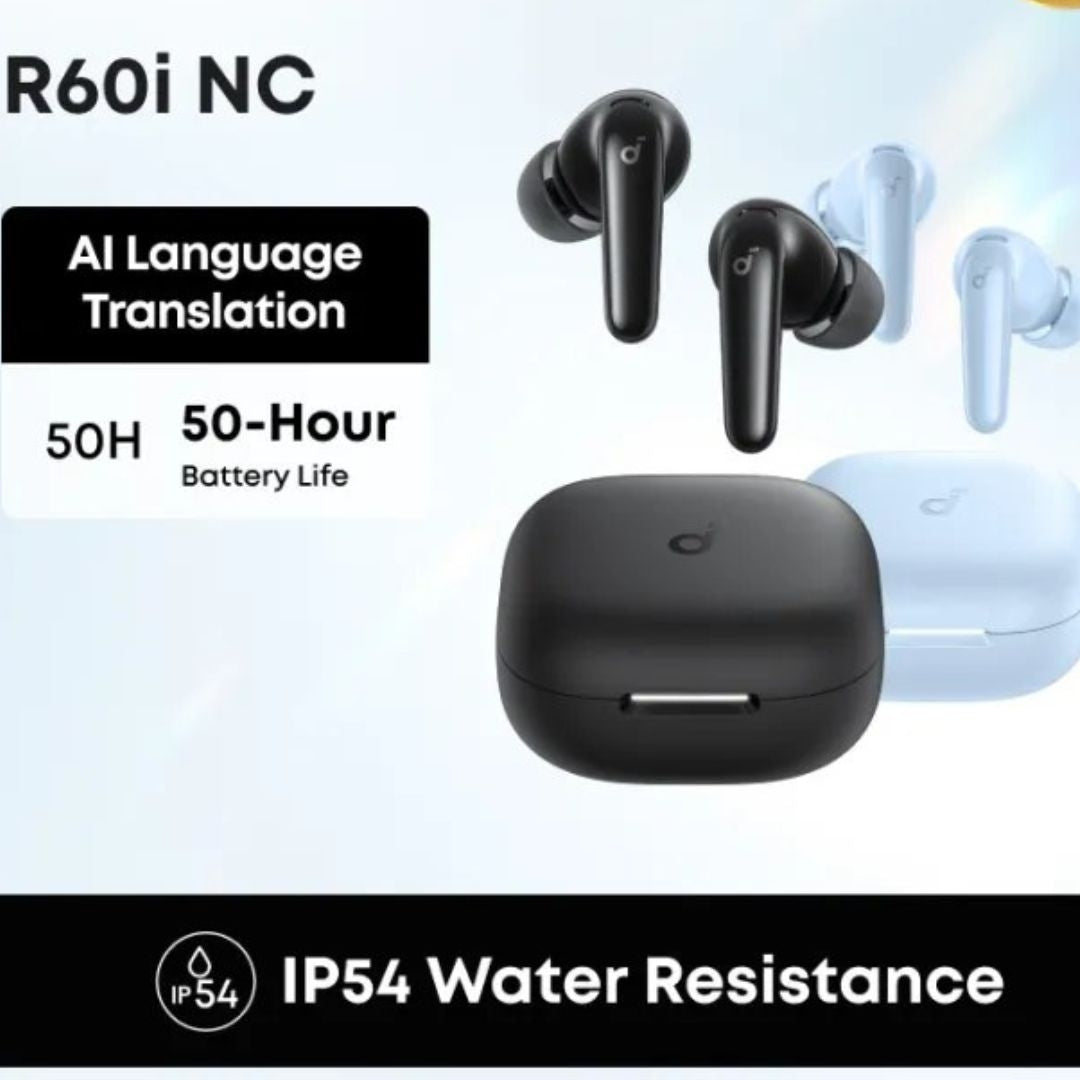 ANKER Soundcore R60i NC – Écouteurs Bluetooth 6.1  ANC avec Traduction IA
