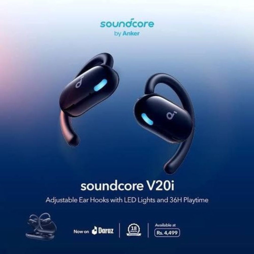 ANKER Soundcore V20i – Écouteurs Bluetooth 5.4 avec 4 Micros IA Et  36H d’Autonomie