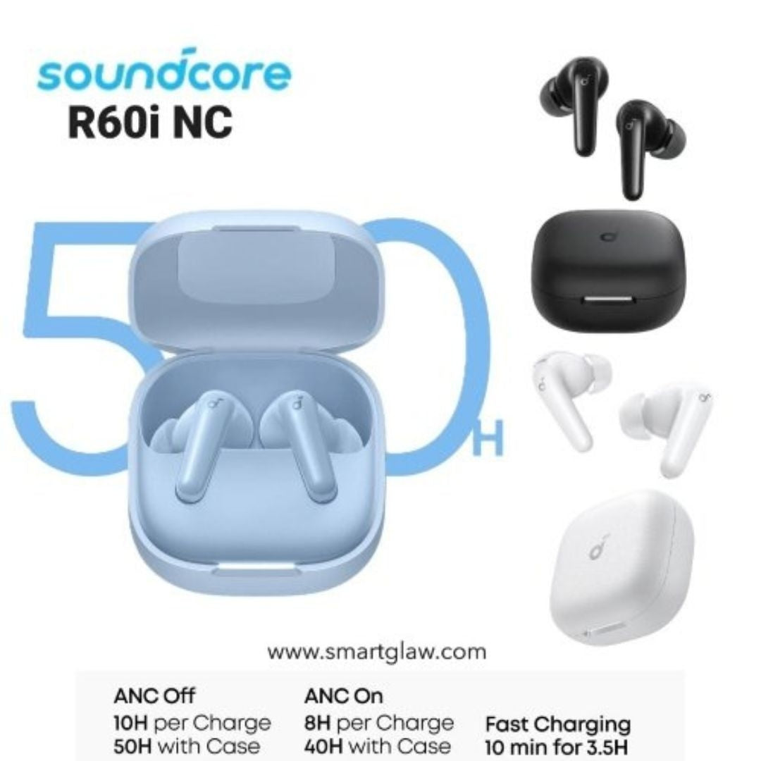 ANKER Soundcore R60i NC – Écouteurs Bluetooth 6.1  ANC avec Traduction IA