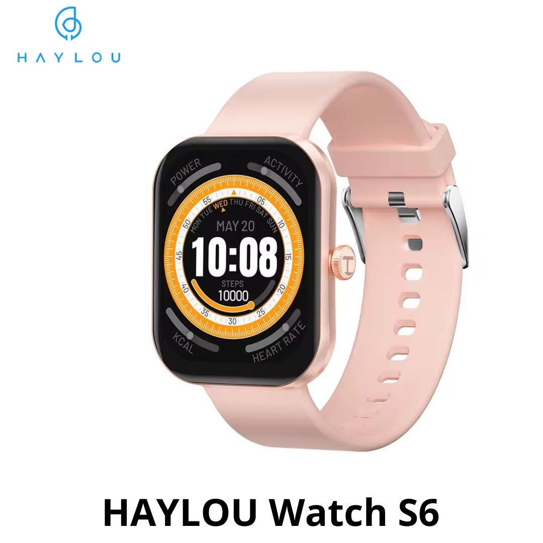 Xiaomi HAYLOU Watch S6 – Smart Watch Bluetooth 5.3 , Écran HD 2.01"  ,  Appels Bluetooth