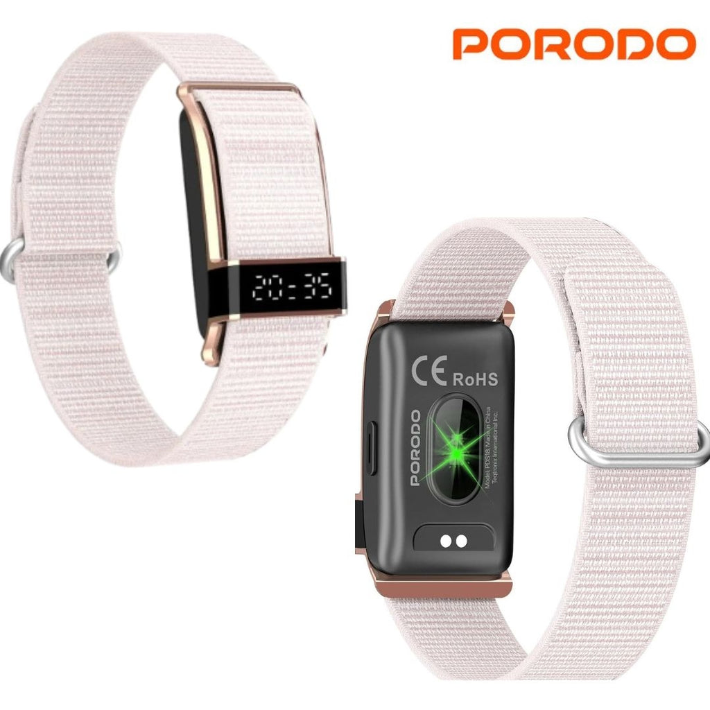 PORODO TRACKFIT PRO – Bracelet Connecté Bluetooth 5.2 IP68 avec Autonomie 10 Jours