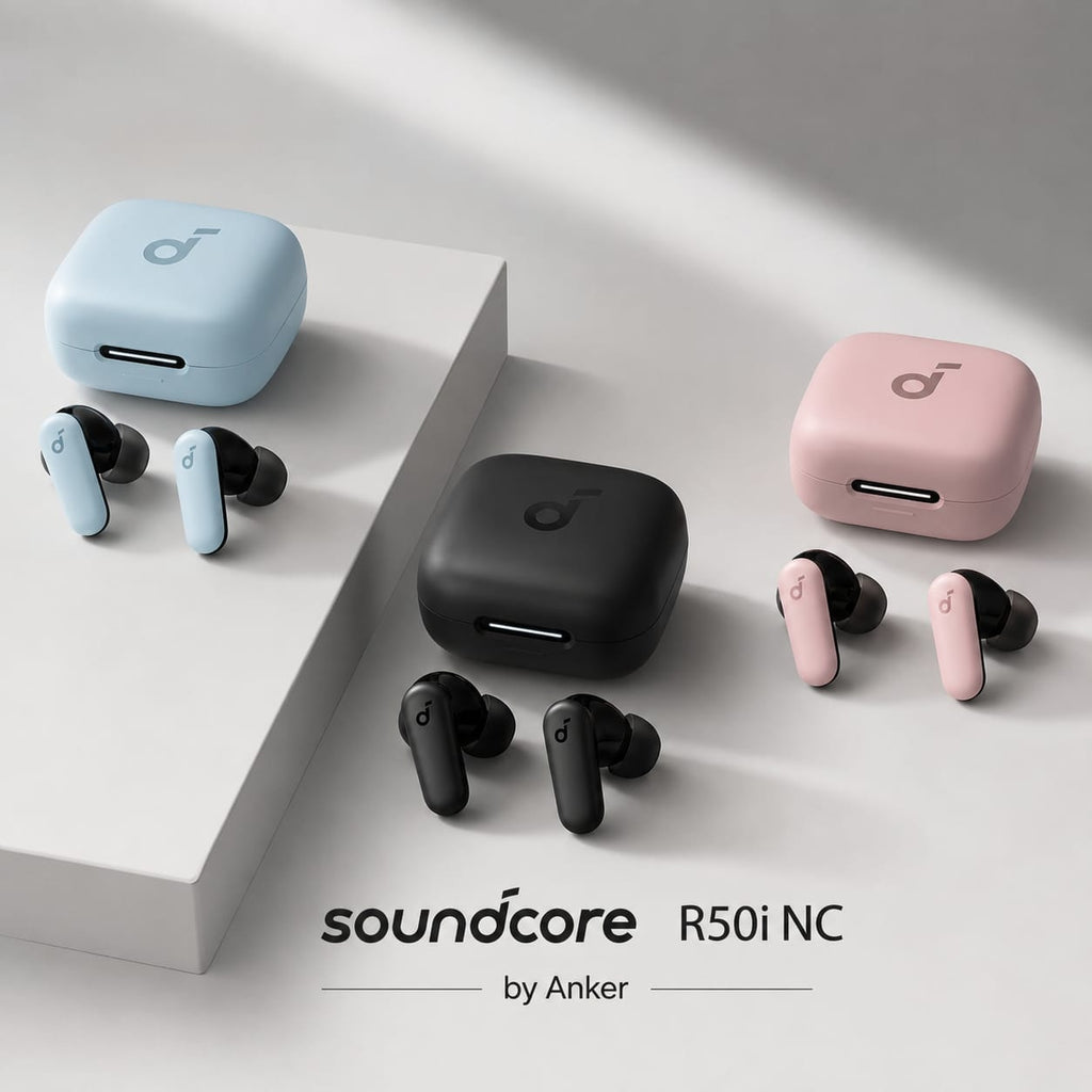 Anker Soundcore R50i NC Original – Écouteurs Bluetooth 5.4 avec ANC Adaptatif & 45H d’Autonomie