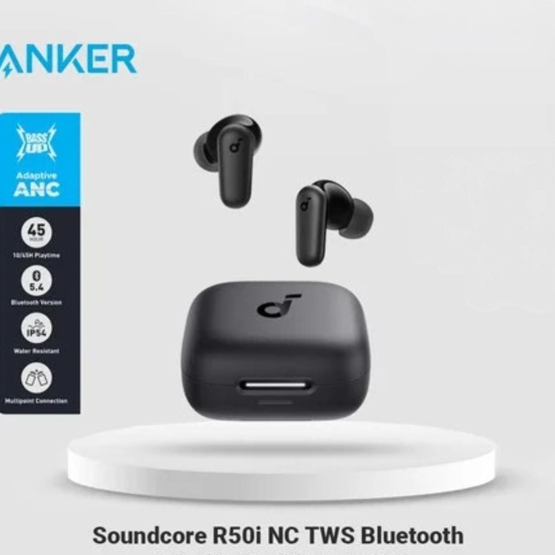 Anker Soundcore R50i NC Original – Écouteurs Bluetooth 5.4 avec ANC Adaptatif & 45H d’Autonomie