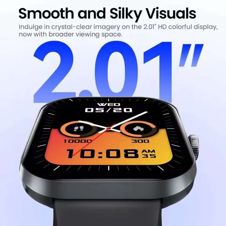 Xiaomi HAYLOU Watch S6 – Smart Watch Bluetooth 5.3 , Écran HD 2.01"  ,  Appels Bluetooth