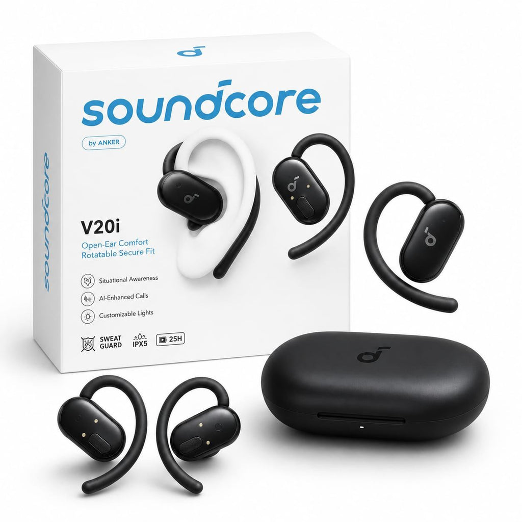 ANKER Soundcore V20i – Écouteurs Bluetooth 5.4 avec 4 Micros IA Et  36H d’Autonomie