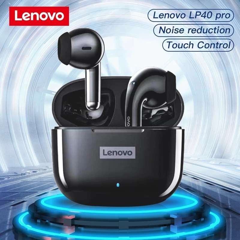 Lenovo LP40 Pro – Écouteurs Sans Fil Bluetooth 5.1 , Dual Micro , IPX5 , USB-C