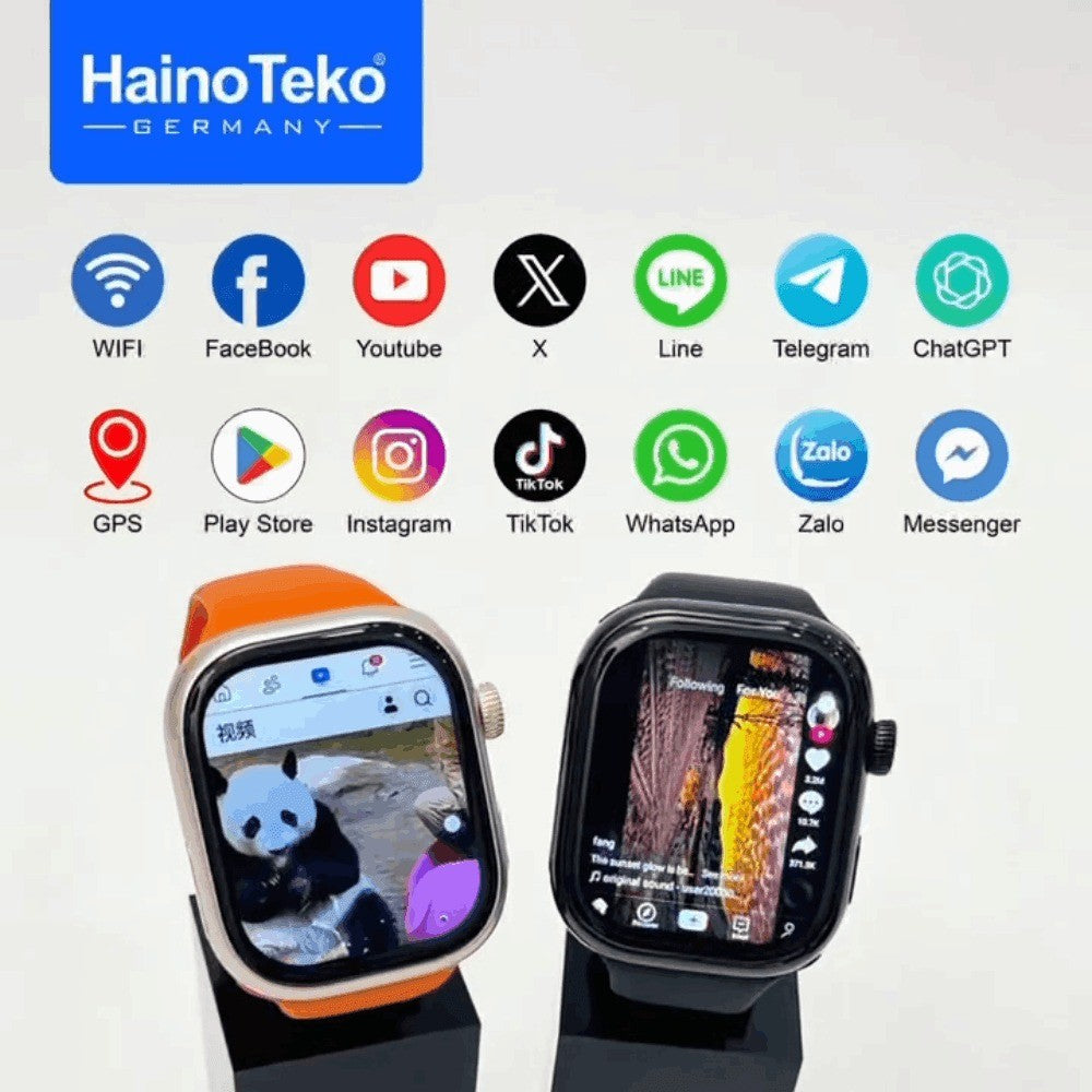 HainoTeko FG-11 – Smartwatch Android 5G 4/64 Go avec GPS & Caméra Rotative
