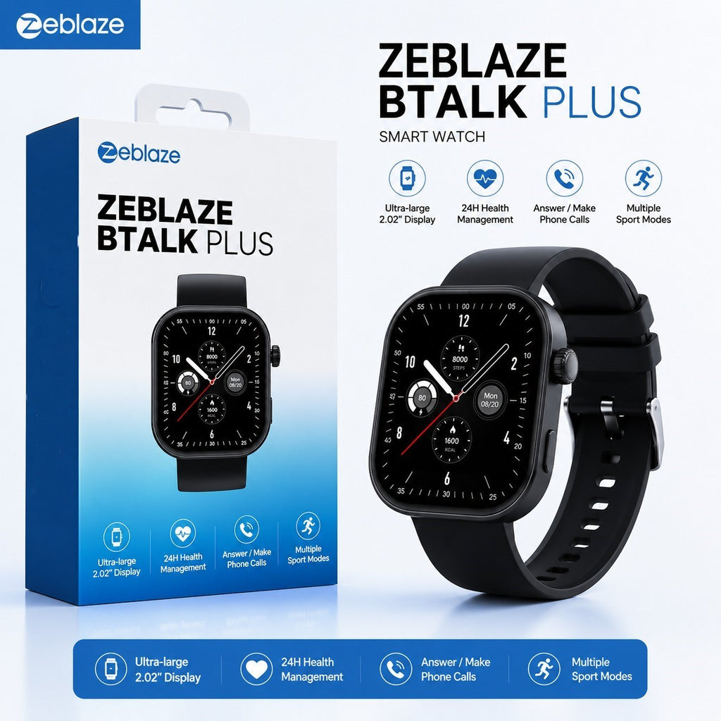 Zeblaze Btalk Plus – Montre Connectée avec Écran HD 2,03