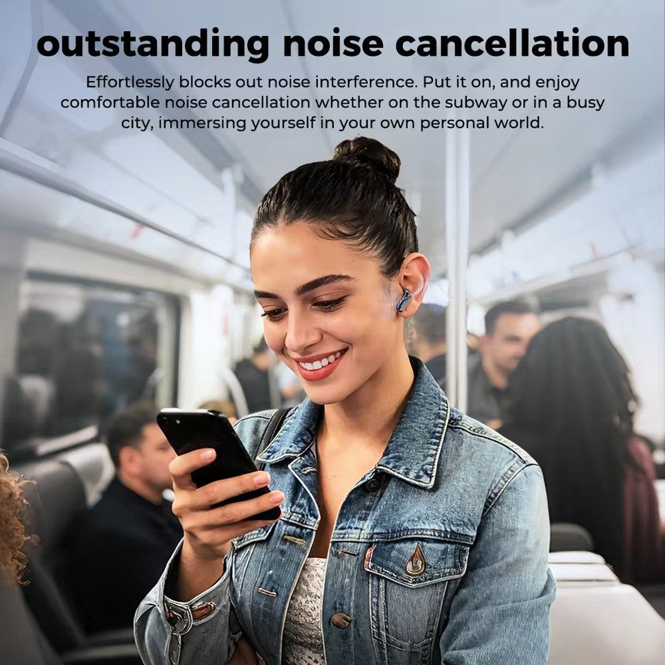 HTC NE68 – Écouteurs Bluetooth 6.0 avec Écran Tactile  et Traduction IA