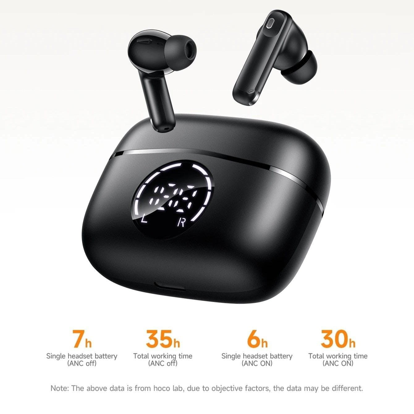Hoco EQ22 Singer – Écouteurs Bluetooth 5.4 avec ANC & ENC avec Autonomie 35 Heures