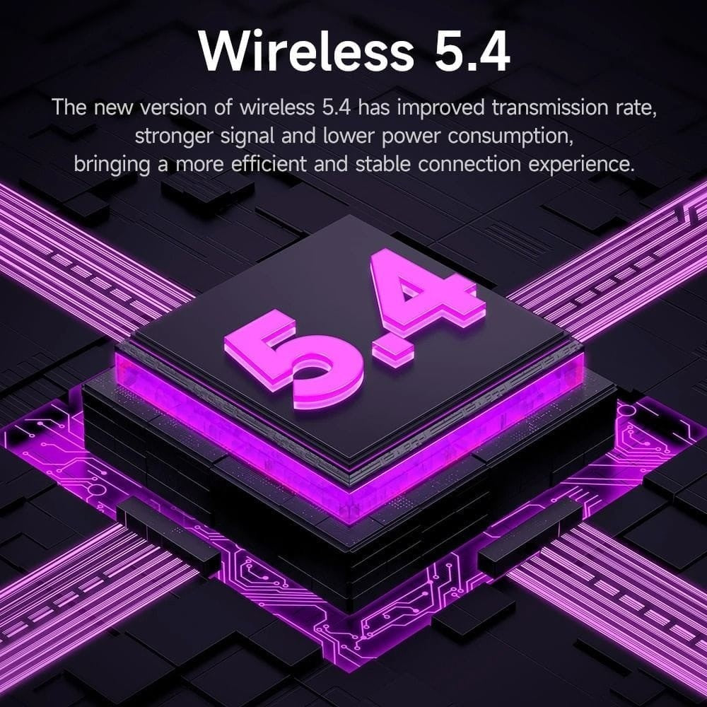 Hoco EW72 – Écouteurs Bluetooth 5.4 avec ANC avec  Écran Tactile LED