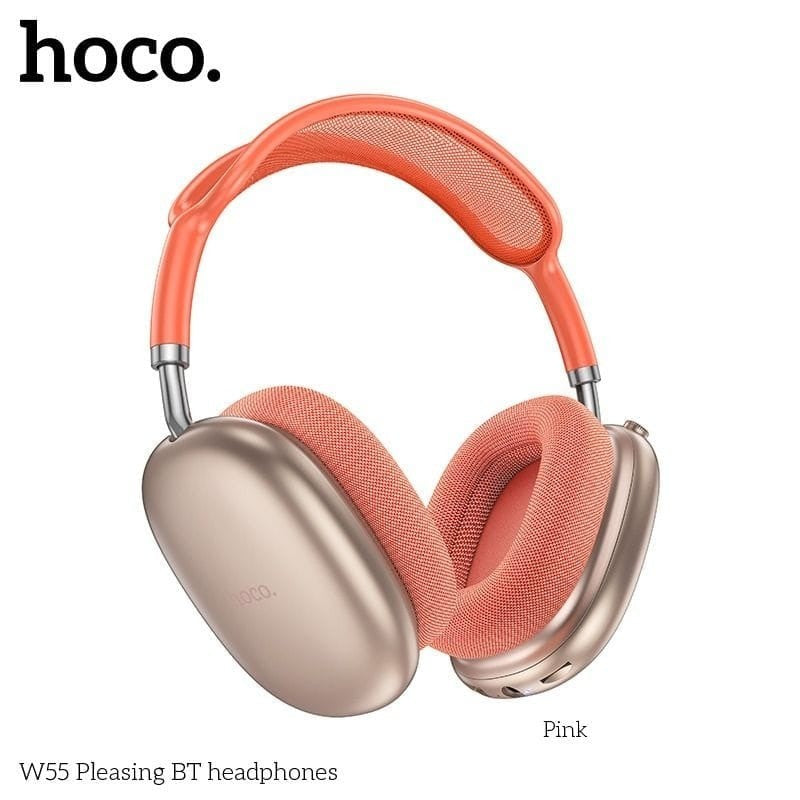 HOCO W55 Original – Casque Bluetooth 5.4 avec Autonomie jusqu'à 90 Heures