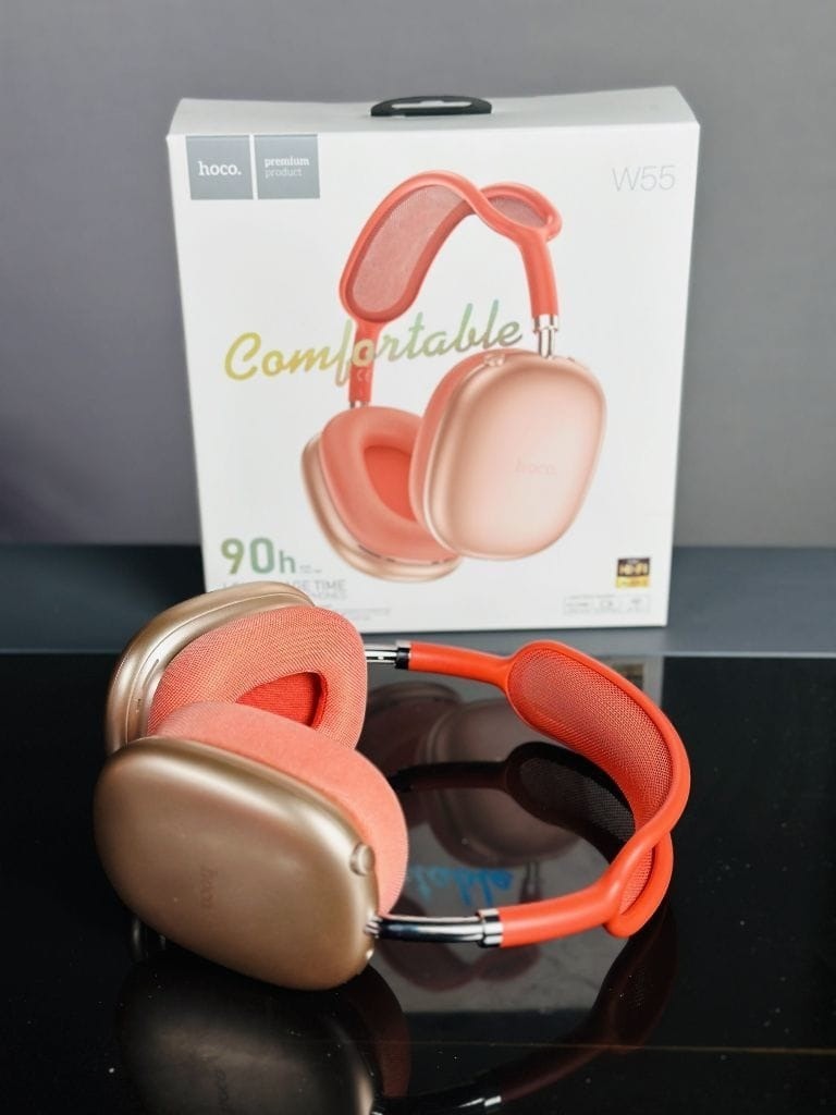 HOCO W55 Original – Casque Bluetooth 5.4 avec Autonomie jusqu'à 90 Heures