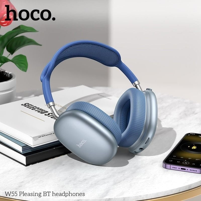 HOCO W55 Original – Casque Bluetooth 5.4 avec Autonomie jusqu'à 90 Heures