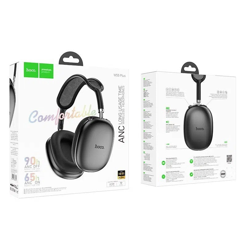 HOCO W55 Plus – Casque Bluetooth 5.4 avec ANC Autonomie jusqu'à 90 Heures