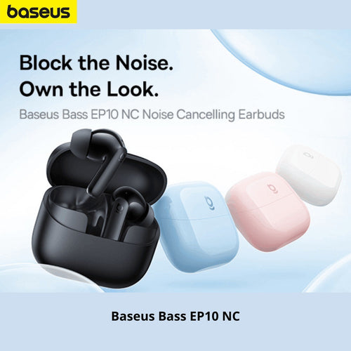 Baseus EP10 NC – Écouteurs Bluetooth 6.0 avec ANC & 4 Micros AI ENC