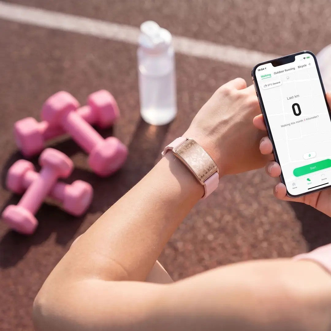 Porodo TrackFit Arc – Bracelet Connecté Smart Fitness Bluetooth 5.3 et 10 Jours d’Autonomie