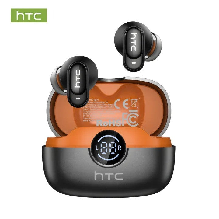 HTC NE79 – Écouteurs TWS Bluetooth 6.0 avec Traduction IA