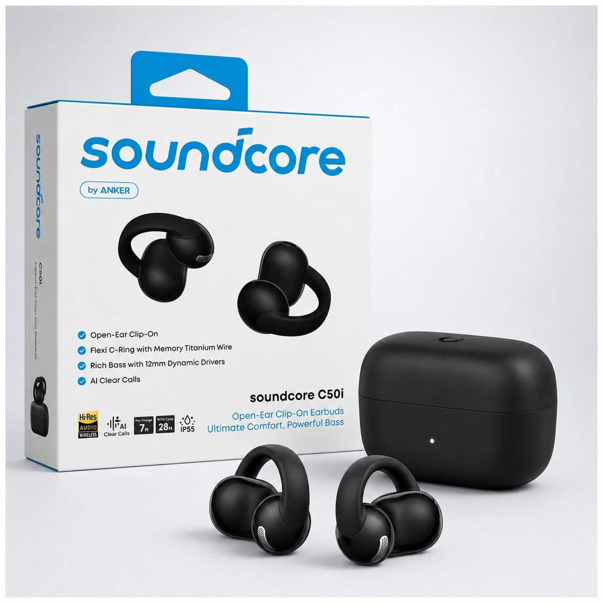 Anker Soundcore C50i – Écouteurs Bluetooth 6.0 avec traduction IA ET  28 h d’Autonomie