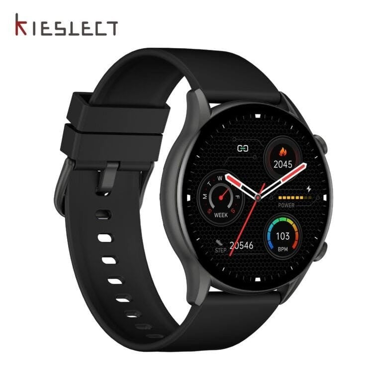 Kieslect KR – Smartwatch Semi-AMOLED 1,32″, Appels Bluetooth & 70 Modes Sportifs