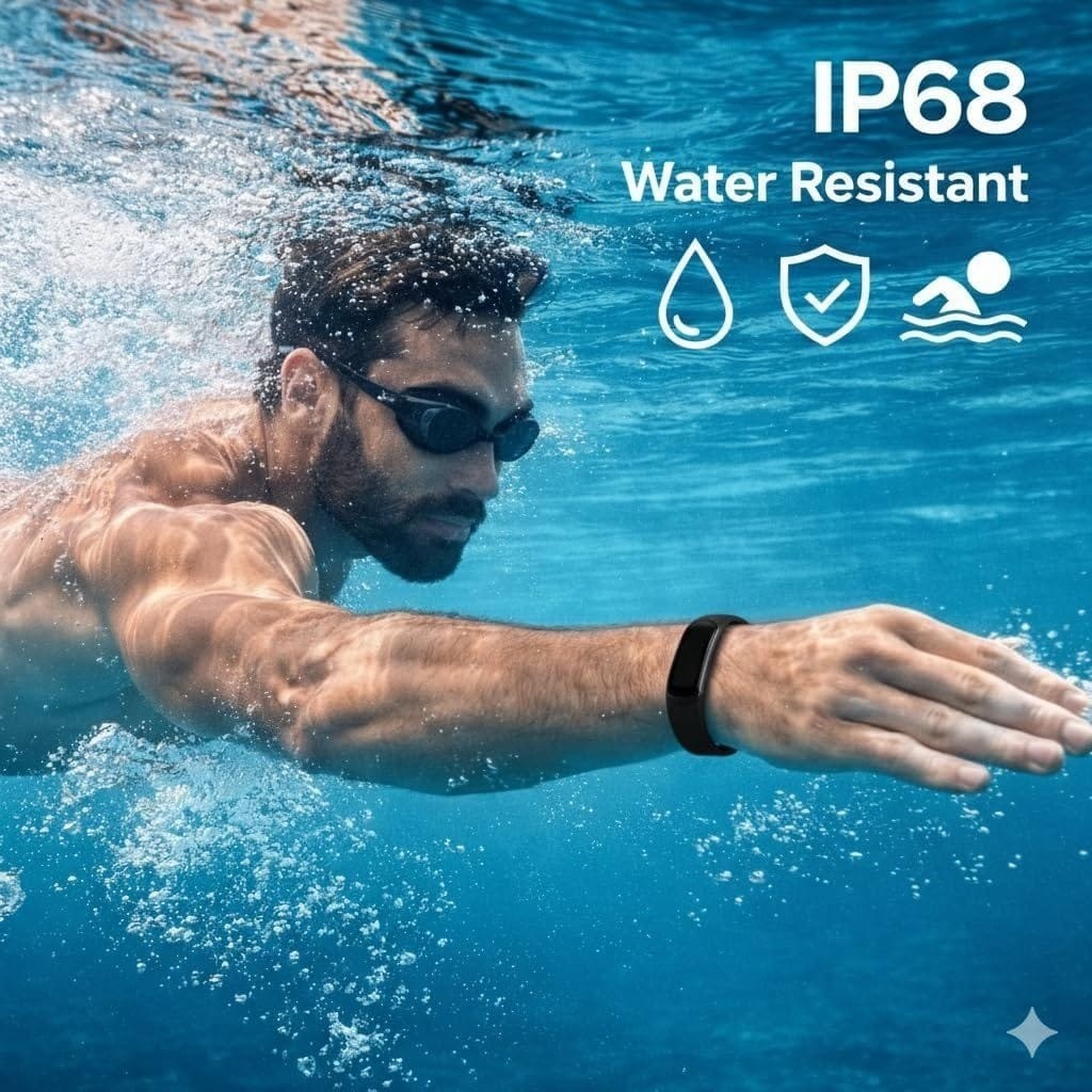 Porodo TrackFit – Bracelet Connecté Screenless Bluetooth 5.4