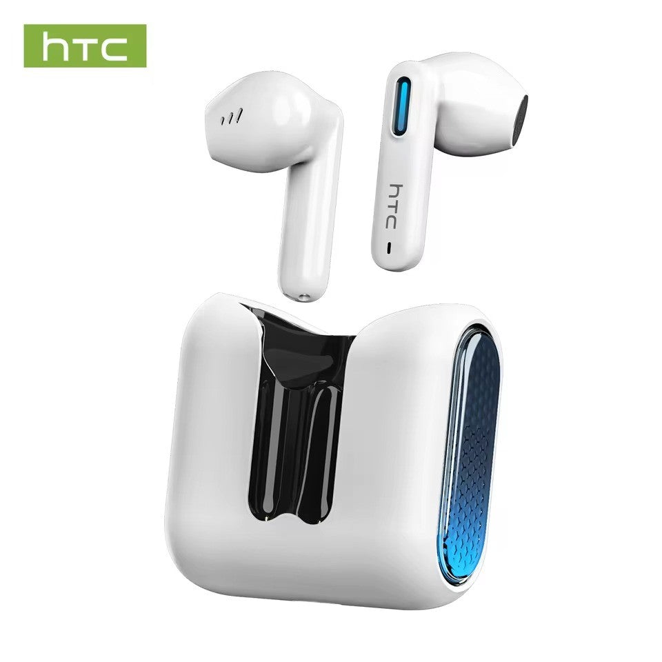 HTC NE49 – Écouteurs Bluetooth 6.0 avec Traduction IA, ENC & Mode Gaming
