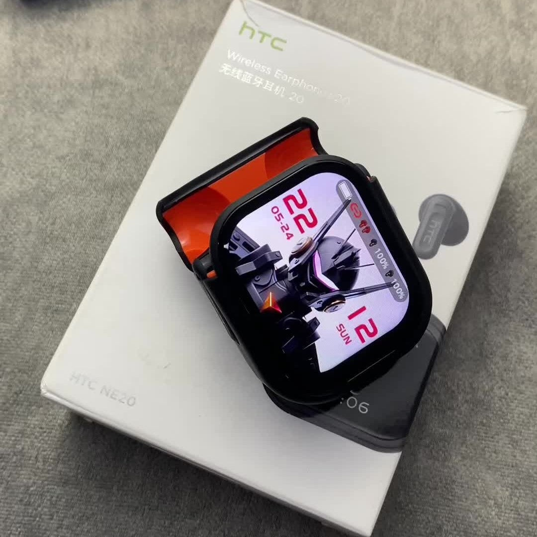 HTC NE20 – Écouteurs Gaming Bluetooth 6.0 avec Écran LCD Tactile & IA Intégrée