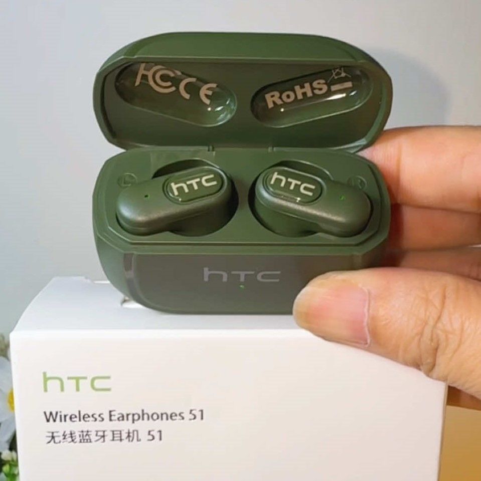 HTC NE51 – Écouteurs Bluetooth 6.0 avec Traduction IA 135+ Langues