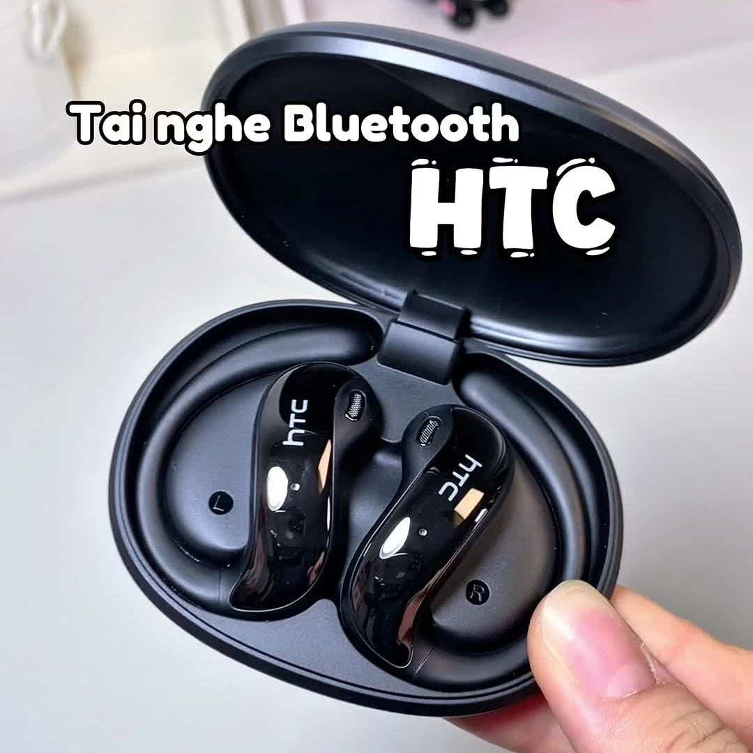 HTC NE19 – Écouteurs Bluetooth 6.0 avec Traduction IA 135 Langues