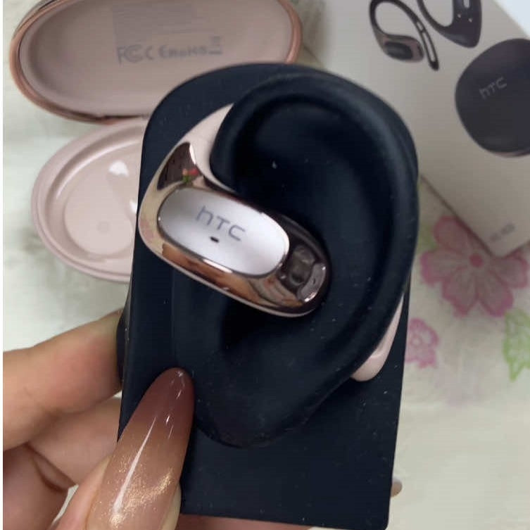 HTC NE35 – Écouteurs Bluetooth 6.0 Open-Ear avec Traduction IA en Temps Réel