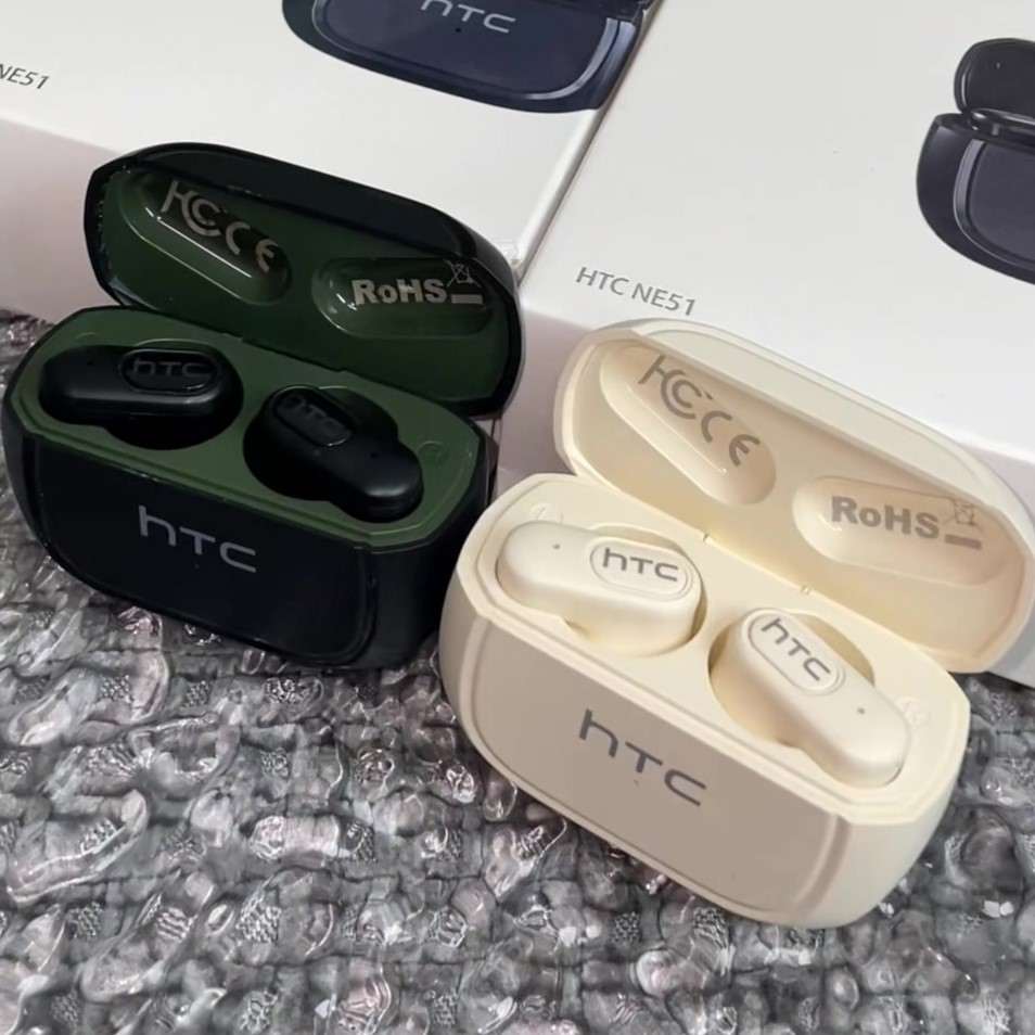 HTC NE51 – Écouteurs Bluetooth 6.0 avec Traduction IA 135+ Langues