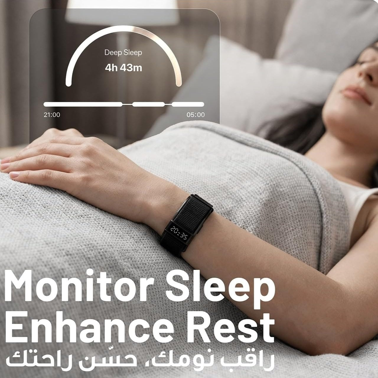 PORODO TRACKFIT PRO – Bracelet Connecté Bluetooth 5.2 IP68 avec Autonomie 10 Jours