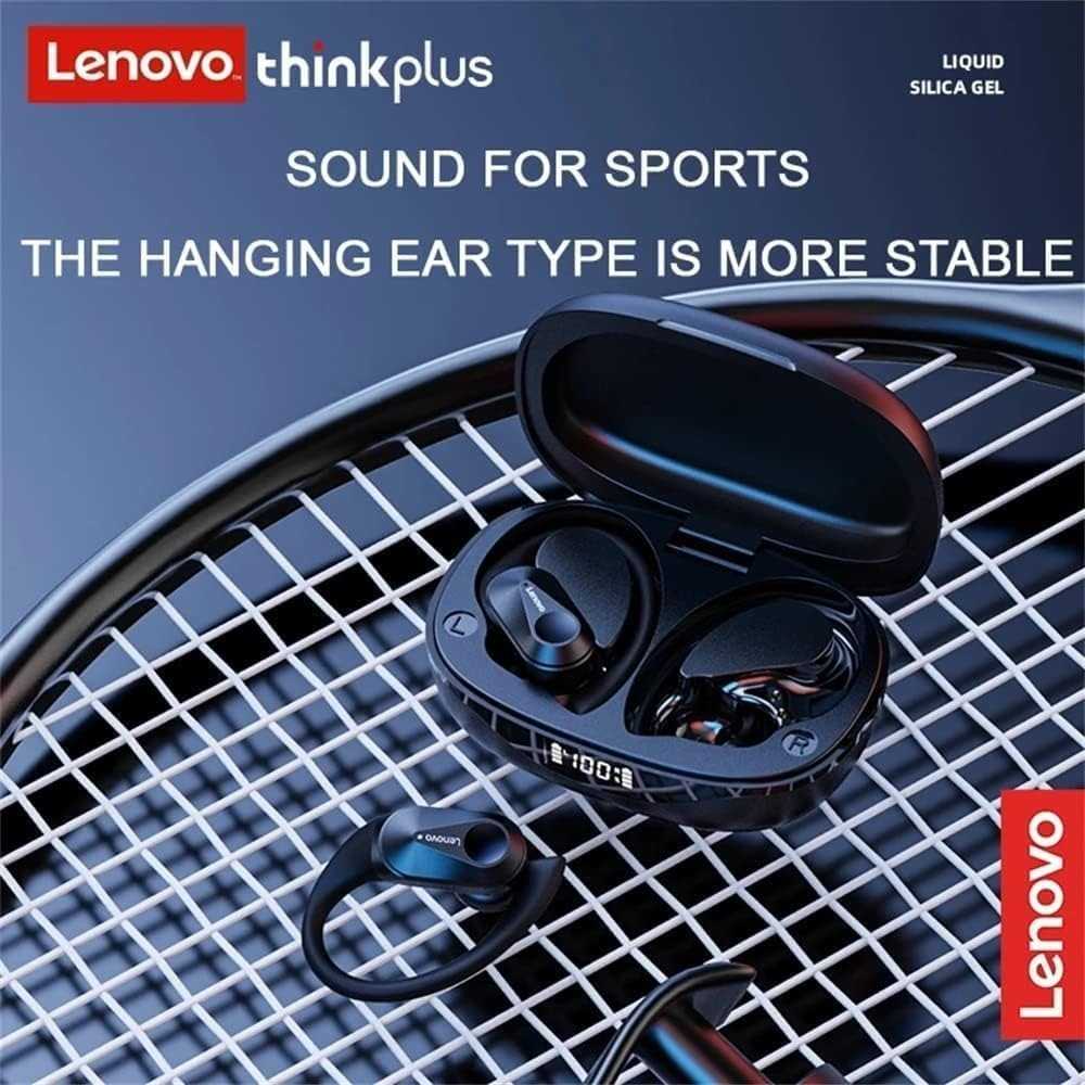 Lenovo ThinkPlus LP75 – Écouteurs Bluetooth 5.3 Sport avec Écran LED