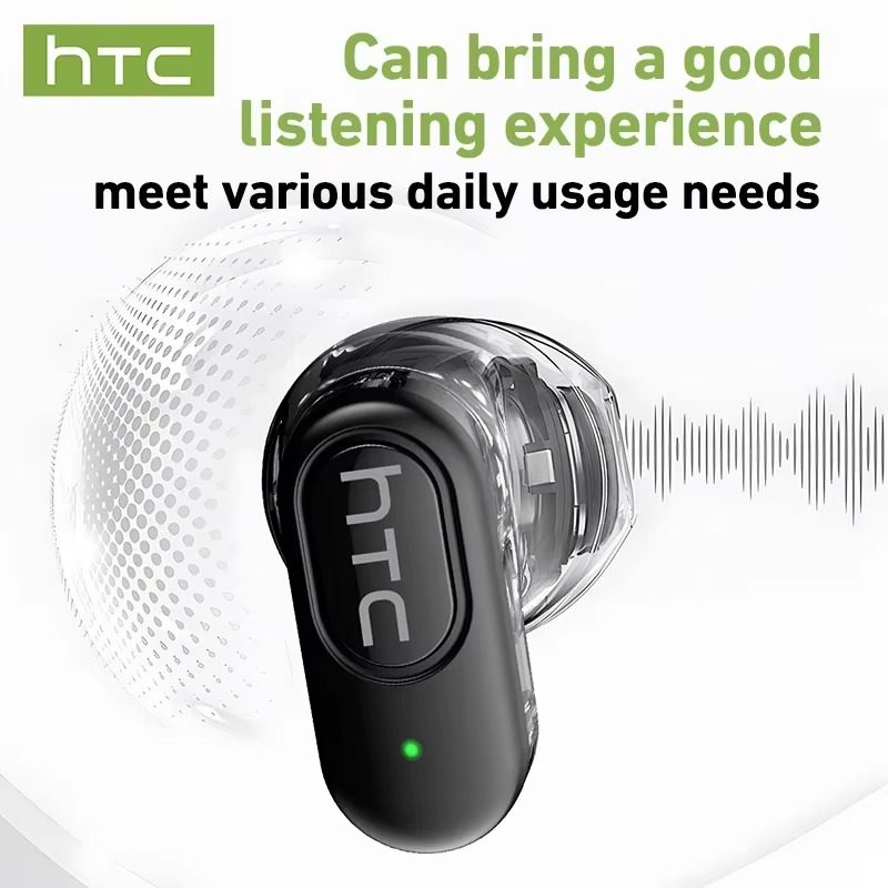 HTC NE51 – Écouteurs Bluetooth 6.0 avec Traduction IA 135+ Langues