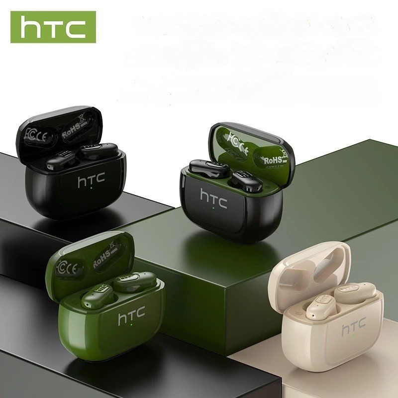 HTC NE51 – Écouteurs Bluetooth 6.0 avec Traduction IA 135+ Langues