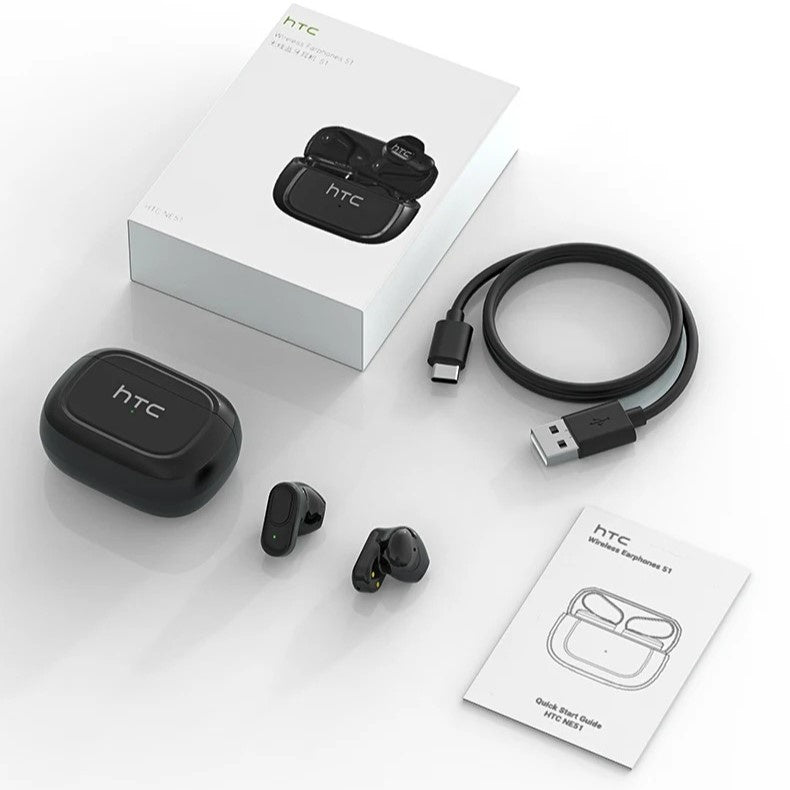 HTC NE51 – Écouteurs Bluetooth 6.0 avec Traduction IA 135+ Langues