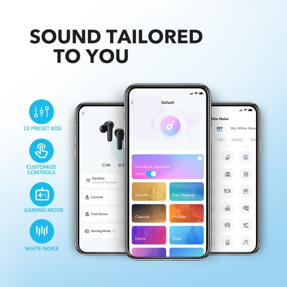 Anker SoundCore R50i VG Original – Écouteurs Bluetooth 5.3 , IA ENC & 30H d’Autonomie