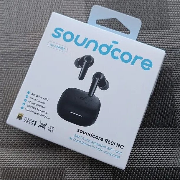 ANKER Soundcore R60i NC – Écouteurs Bluetooth 6.1  ANC avec Traduction IA