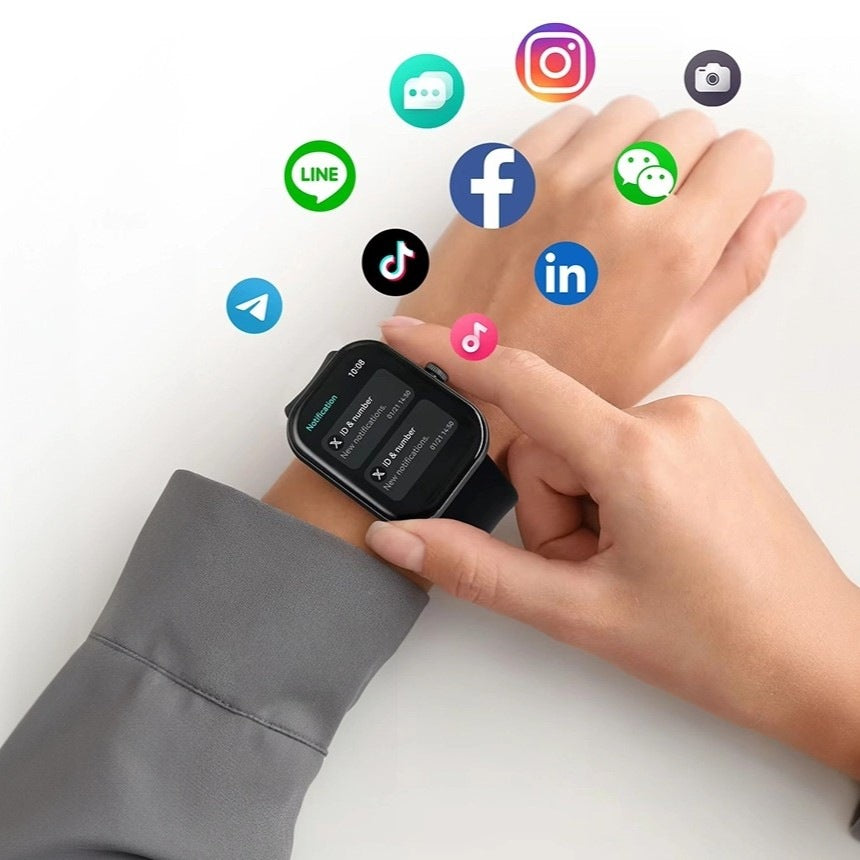 Xiaomi HAYLOU Watch S6 – Smart Watch Bluetooth 5.3 , Écran HD 2.01"  ,  Appels Bluetooth