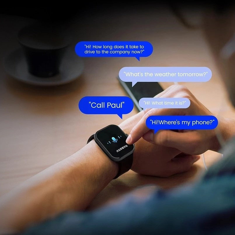 Xiaomi HAYLOU Watch S6 – Smart Watch Bluetooth 5.3 , Écran HD 2.01"  ,  Appels Bluetooth