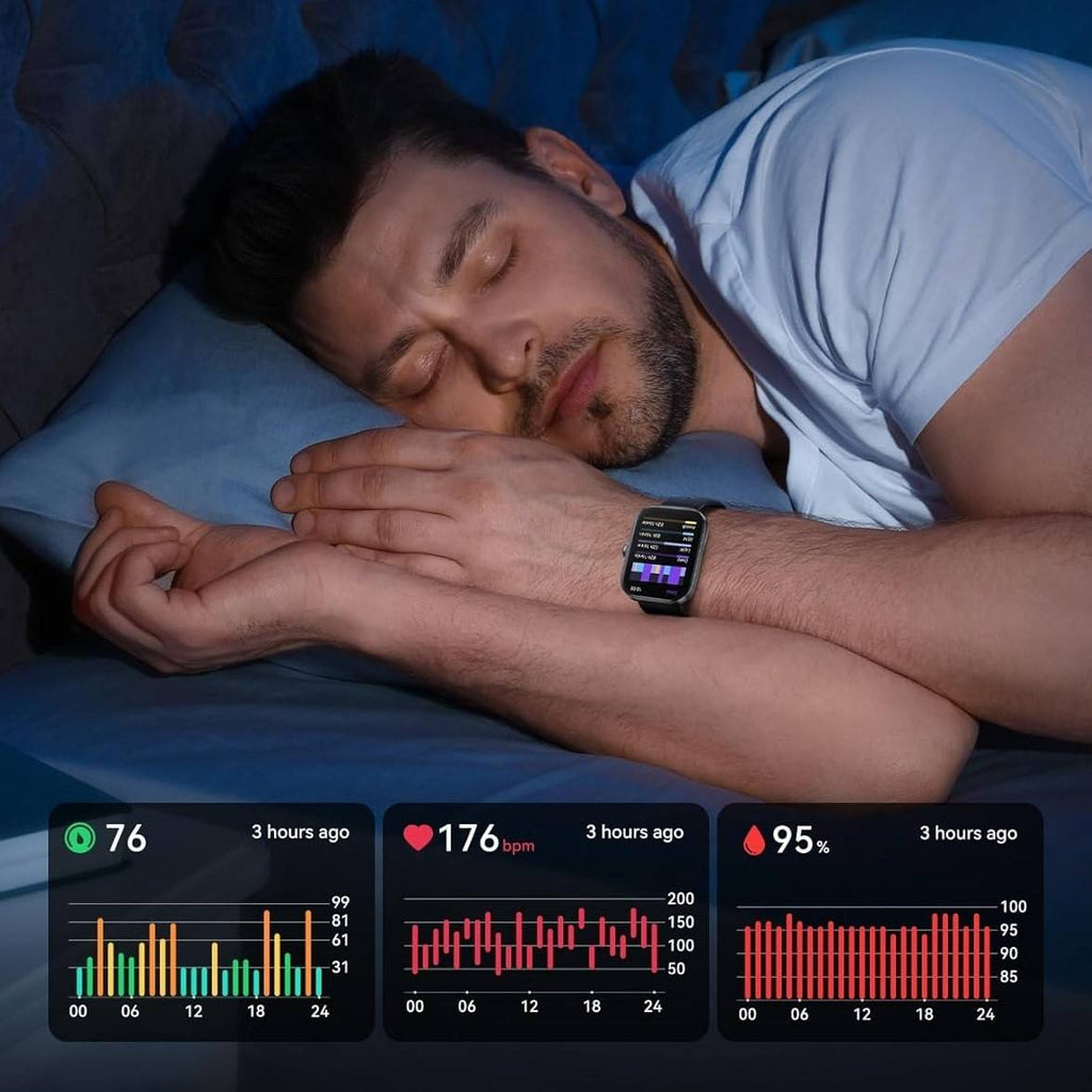 Xiaomi HAYLOU Watch S6 – Smart Watch Bluetooth 5.3 , Écran HD 2.01"  ,  Appels Bluetooth