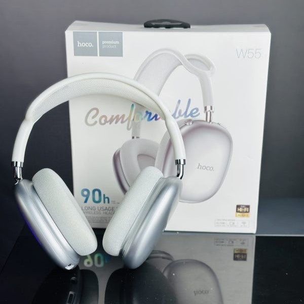 HOCO W55 Original – Casque Bluetooth 5.4 avec Autonomie jusqu'à 90 Heures