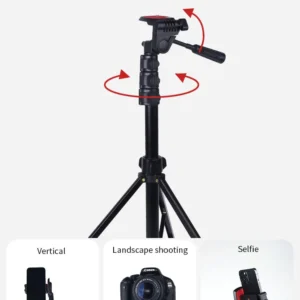 Jmary KP-2206 – Trépied Multifonctionnel Réglable et Portable pour Appareils Photo & Téléphones