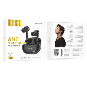 Hoco EW60 PLUS [ANC] – Écouteurs Bluetooth 5.3 True Wireless – Noir